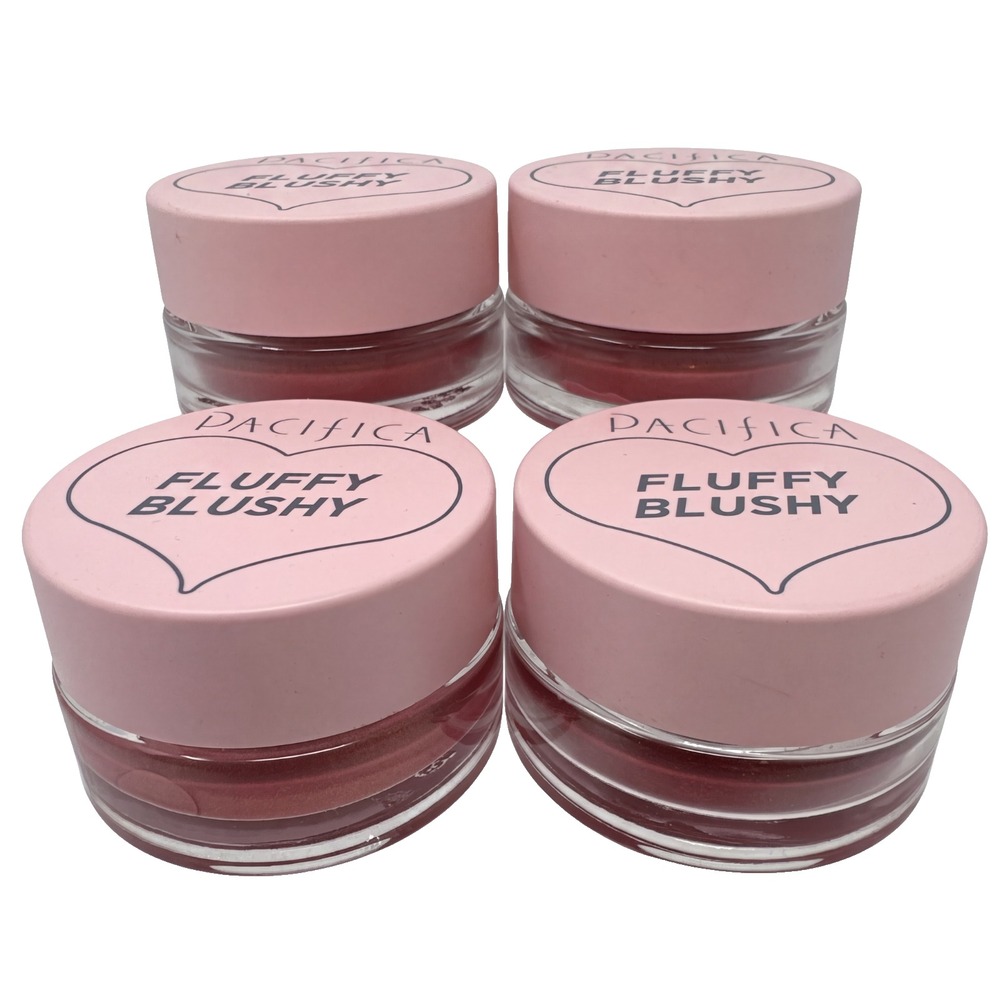 4 Pack Pacifica Fluffy Blushy Blush Bloom 0.28 oz.